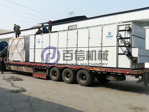 百信辣椒烘干設(shè)備發(fā)往商丘