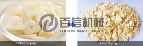 大蒜烘干用哪種設(shè)備？  蒜片如何烘干？