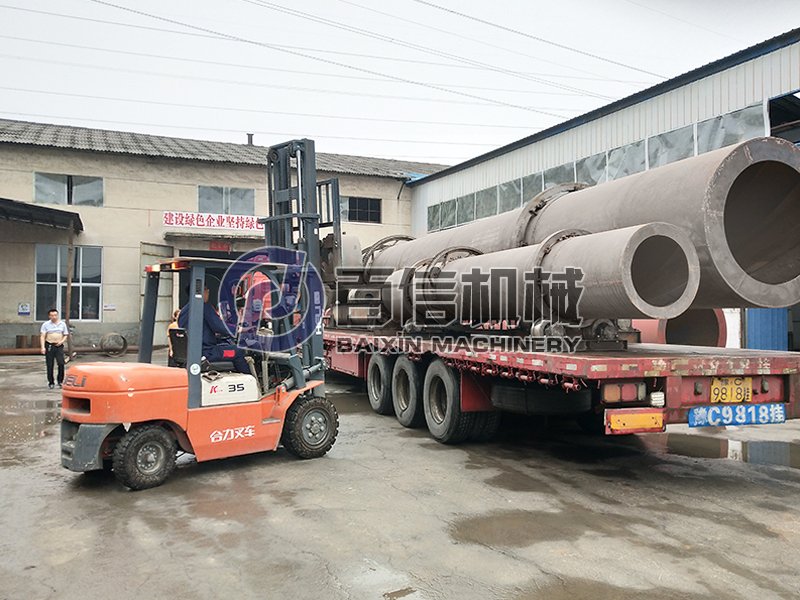 湖南螢石粉烘干機(jī)發(fā)貨現(xiàn)場